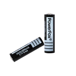 PowerFox 18650 Li-Ionen-Akku im Zweierpack für Laserpointer