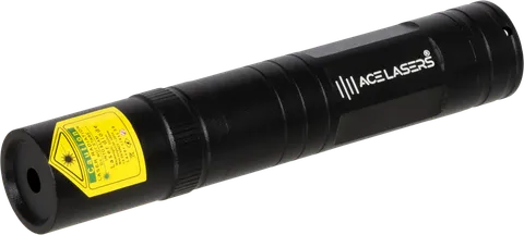 Grüner Laserpointer AGP-2 Pro Mini von der Seite gesehen