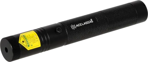 Grüner Laserpointer AGP-3 Pro von der Seite gesehen
