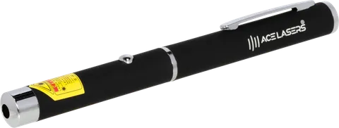 Roter Laserpointer AR-1 von der Seite gesehen