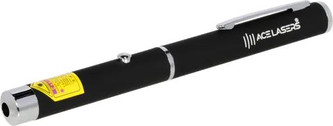 Violetter Laserpointer AV-1 von der Seite gesehen
