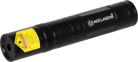 Violetter Laserpointer AVP-2 Pro Mini von der Seite gesehen