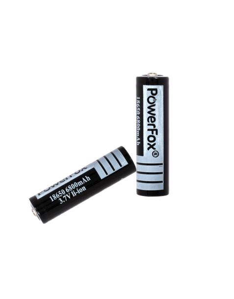 PowerFox 2x 18650 Batterien  - 6800Mah